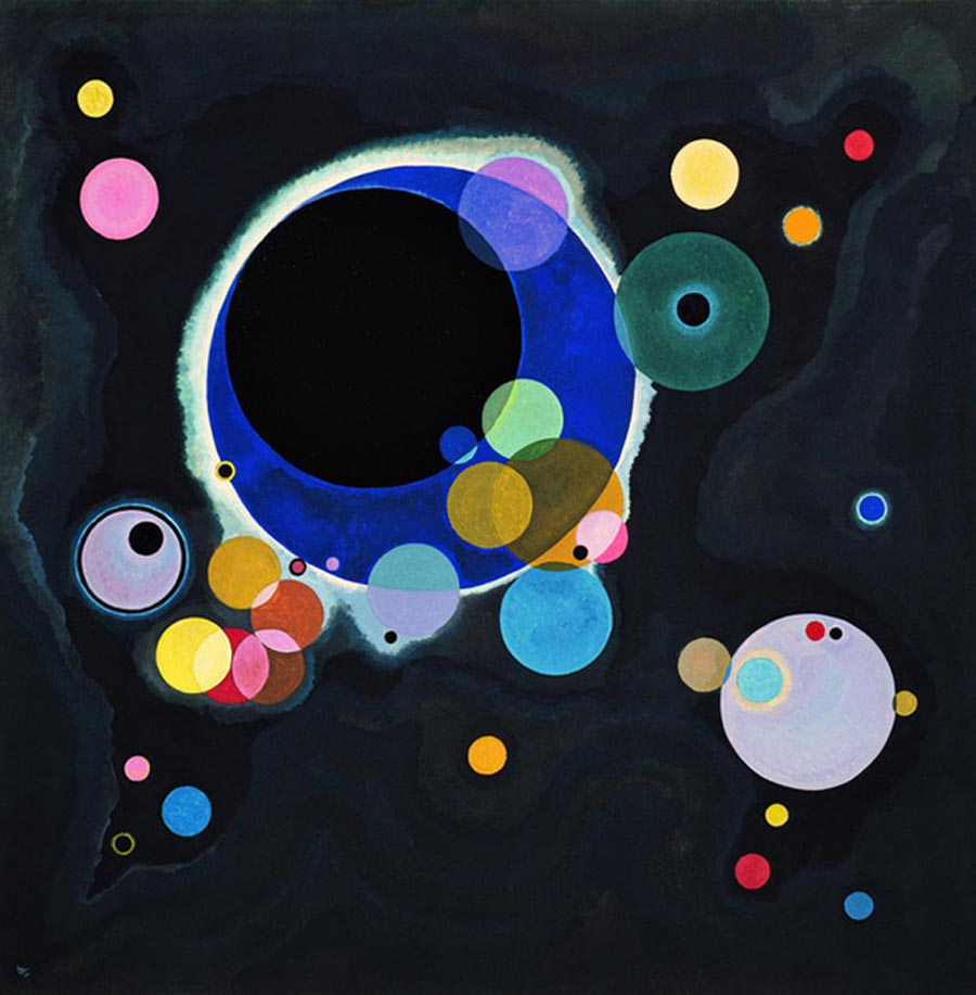 Kandinsky circles painting